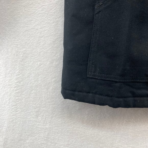 Carhartt Men's Black Zip-up Jacket Yukon Coat Lined C55 size XL Tall NWOT - Picture 4 of 10